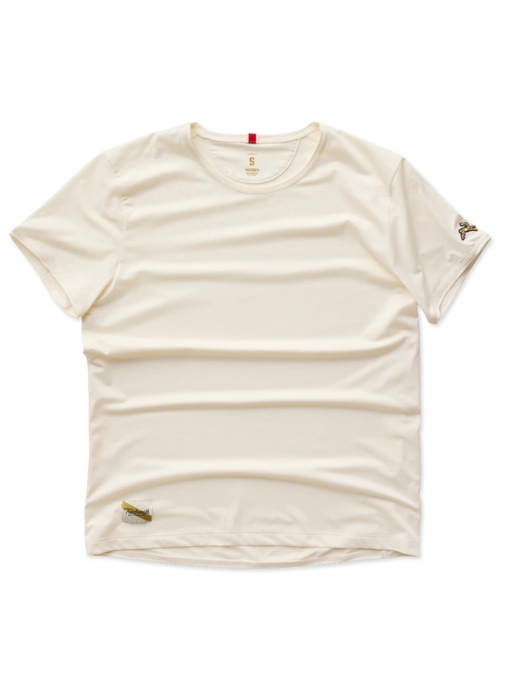 Tracksmith Twilight Tee Size S Gold Lightweight Running Shirt